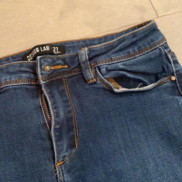 Women’s Design Lab Dark Wash Skinny Jeans Size 27 - Picture 4 of 6